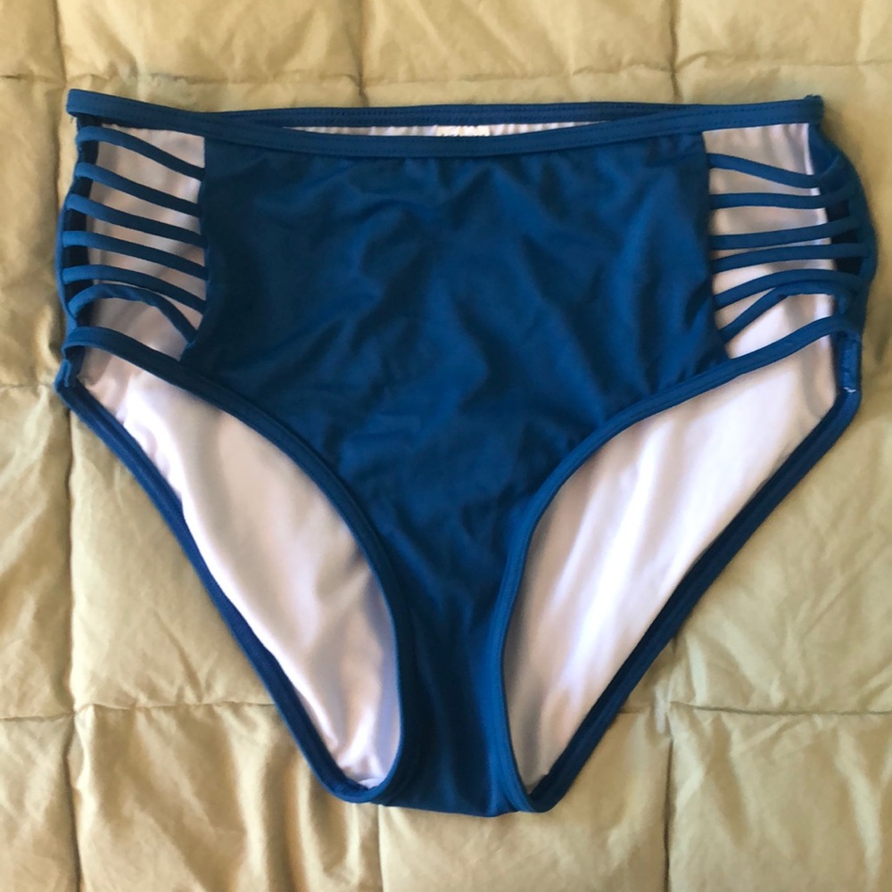 High waisted bathing suit bottoms